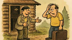 Vtip: Správce chaty vítá pana Nováka…