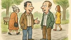 Vtip: Dva kamarádi ze střední po letech