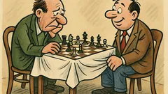 Vtip: Jakým tahem řešíte složité šachové partie?