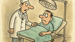 Vtip: Pane doktore, je to první operace…