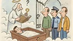 Vtip: Tři kamarádi u nebeské brány