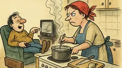 Vtip: Došla mi trpělivost v kuchyni