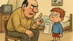 Vtip: Pepíčku, to vysvědčení si opravíš?