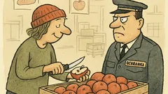 Vtip: Těším se, až budu krájet jablíčka