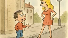 Vtip: Pepíček potká nádhernou blondýnu na ulici