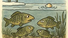 Vtip: O Vánocích spadne do rybníka houska…