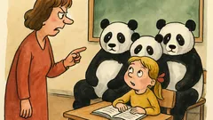 Vtip: Paní učitelka: zvíře na P?