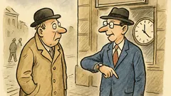 Vtip: „Kde máte hodinky?“