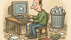 Vtip: Jak uklízí ajťák?