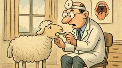 Vtip: Doktor říká ovečce: „Řekni áááá“