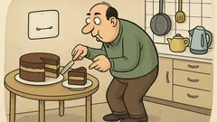 Vtip: Když dort nevidí, kdo ho snědl…