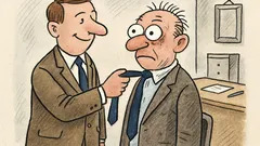 Vtip: Kravata zvýrazní oči… když ji utáhneš