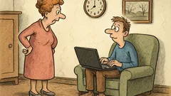 Vtip: Prvního ledna se ptá matka syna…