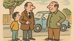 Vtip: Váš kluk házel kamenem do vozu…