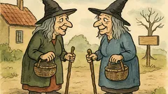 Vtip: Potkají se dvě vědmy… znáš budoucnost?