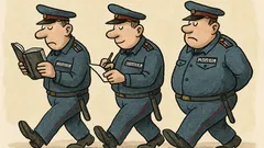 Vtip: Proč ruští policisté chodí ve třech?