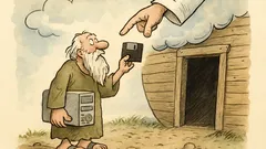 Vtip: A Bůh pravil: Noe, udělej zálohu…