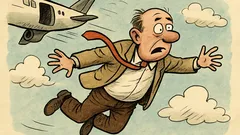 Vtip: Poslední slova: „A sakra… padák!”