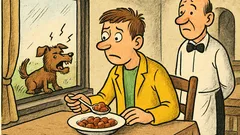 Vtip: Mladík si dá gulášek v restauraci