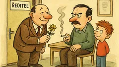 Vtip: Tati, pan ředitel mě pochválil…