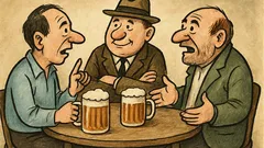 Vtip: V hospodě se vytahují tři chlapi