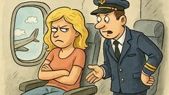 Vtip: Blondýnka si v letadle sedne k oknu