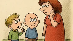 Vtip: Pepíček se ptá: Proč je Míra plešatý?