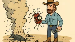 Vtip: Chuck Norris zneškodní bombu po výbuchu