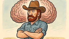 Vtip: Chuck Norris má větší obě hemisféry