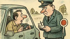 Vtip: Kontrolovaný řidič říká policajtovi…