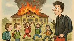 Vtip: Hoří základní škola… a reakce tříd