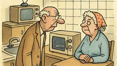 Vtip: Dědeček se diví: „V televizi samé vaření…“