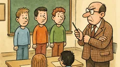 Vtip: „Já nejsem nespravedlivý,“ tvrdí učitel…