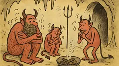 Vtip: V pekle udeřila energetická krize