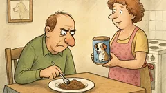 Vtip: Manžel se šťourá v jídle…