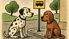 Vtip: Povídají si dva psi…