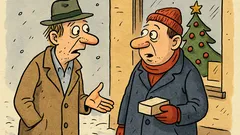 Vtip: Potkají se dva týpci u Vánoc