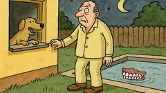 Vtip: Přes den to štěká, v noci plave…