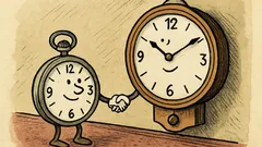 Vtip: Potkají se kapesní hodinky a hodiny